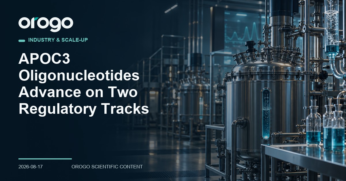APOC3 Oligonucleotides Advance on Two Regulatory Tracks | OROGO
