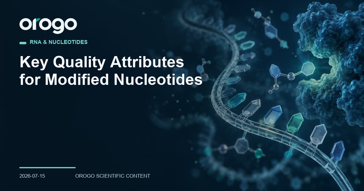 Key Quality Attributes for Modified Nucleotides article cover
