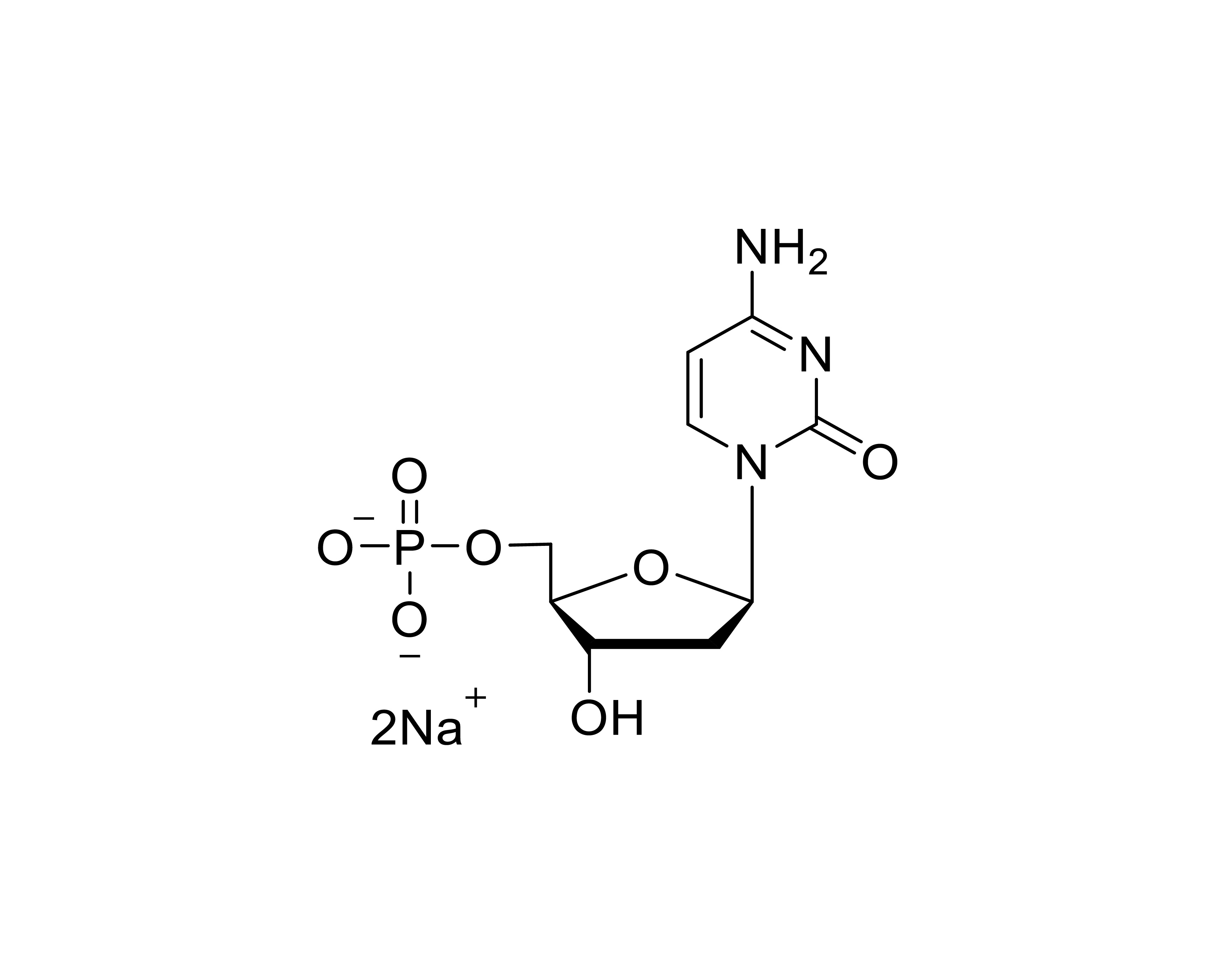 Chemical structure of dCMP Disodium Salt