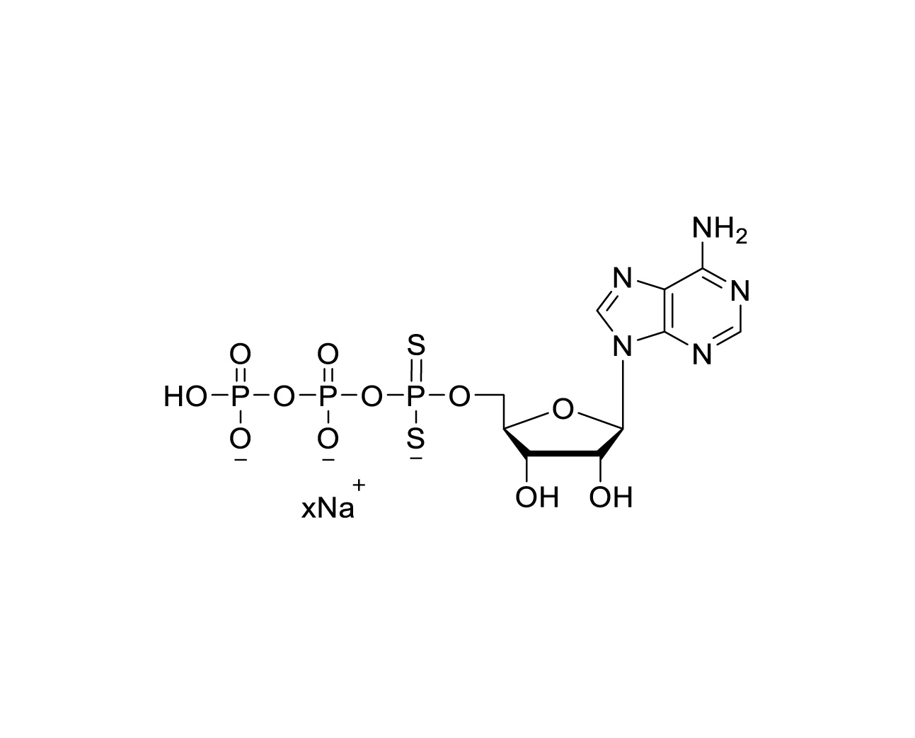 Structure of SPS ATP sodium salt