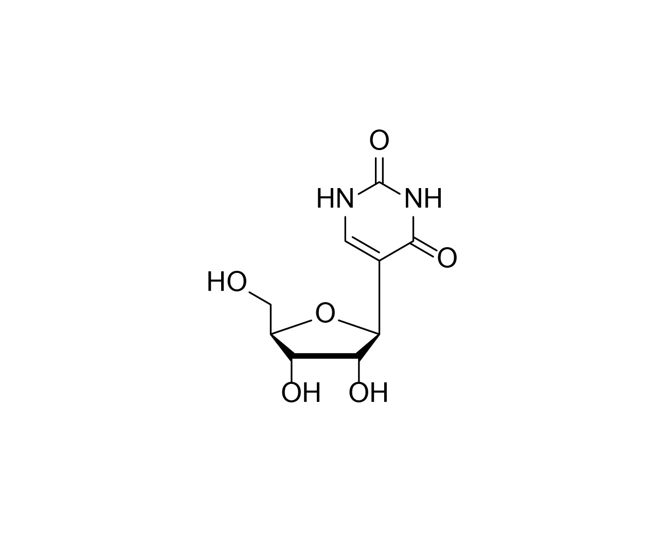 Structure of pseudouridine