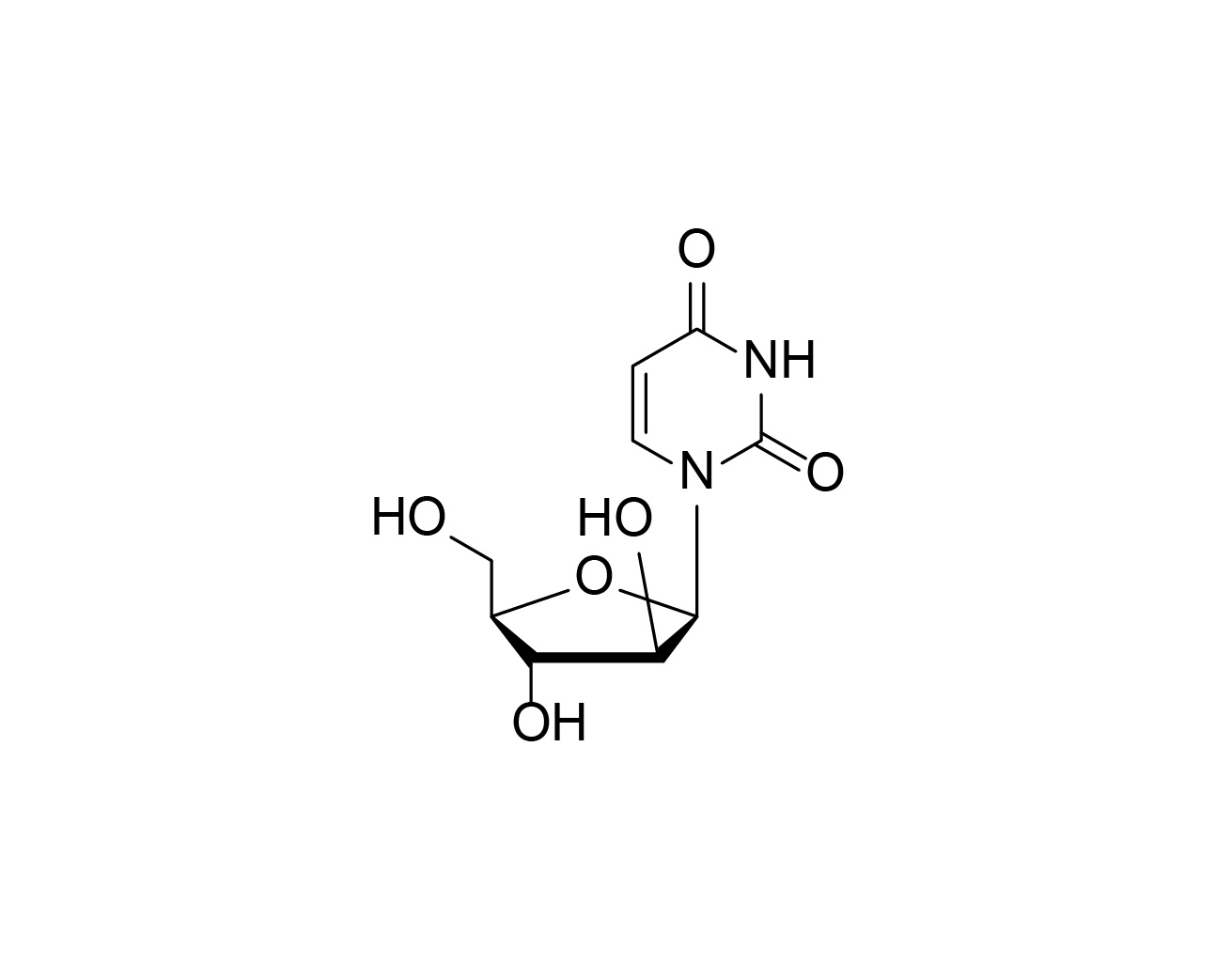Chemical structure of arauridine